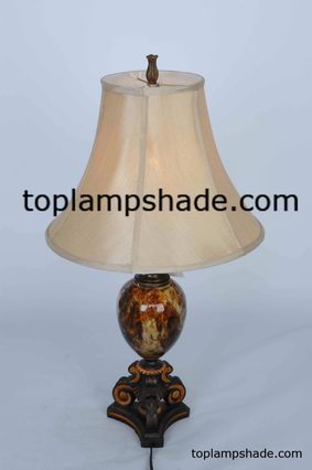 Empire Bell Fabric Table Lampshade-LS1914