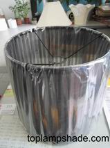 Drum Ribbon Wrapped Floor Lamp Shade-LS2001