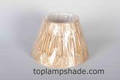 Empire Double Pleated Silk Lamp Shade-LS9005