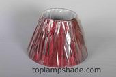 Empire Double Pleated Silk Lamp Shade-LS9006